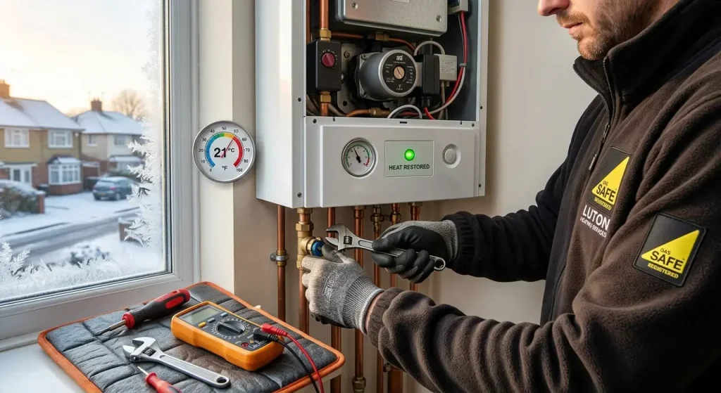 Boiler Breakdown in Peak Winter: How We Restored Heating to a Luton Family Same Day
